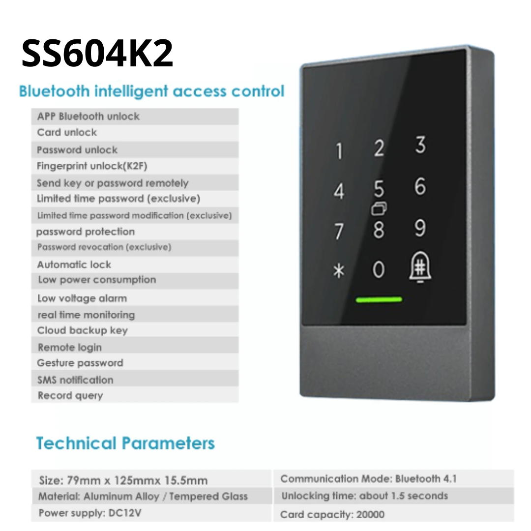 SS604B Smart Access Control Reader IP66