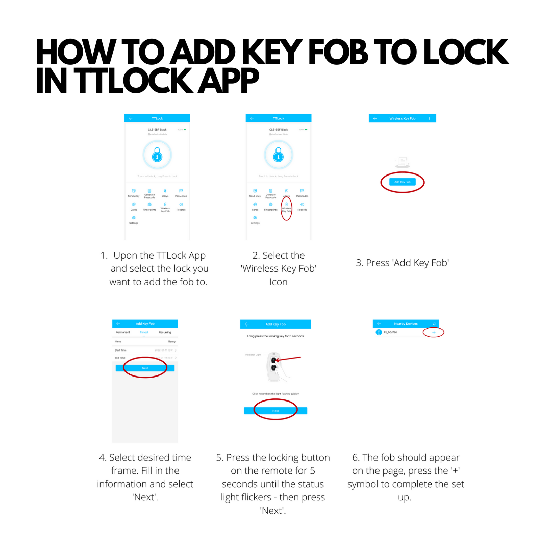 TTLock Wireless Key Remote