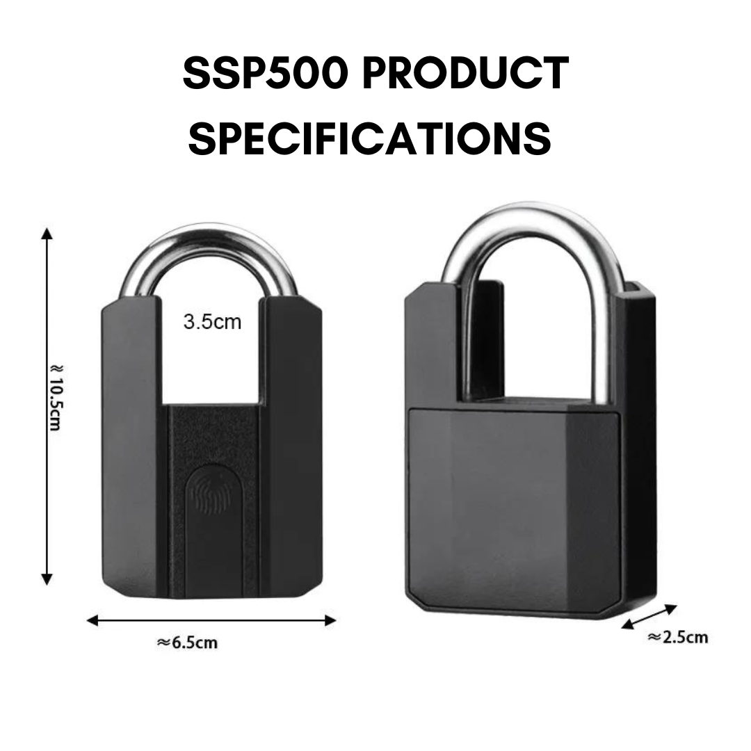 SSP500 - Smart Fingerprint Padlock