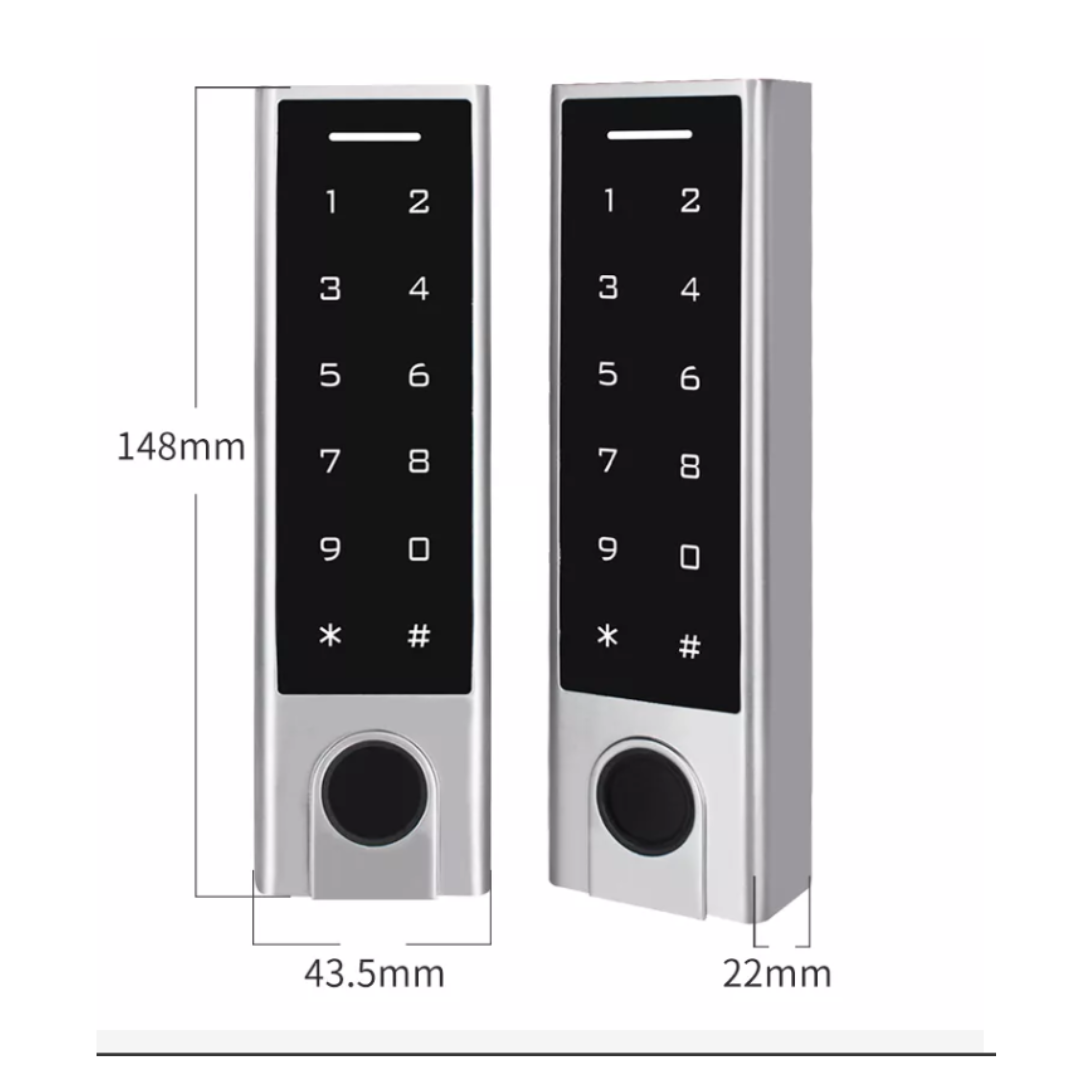 SS603BF - Slim Smart Bluetooth IP65 Fingerprint Keypad